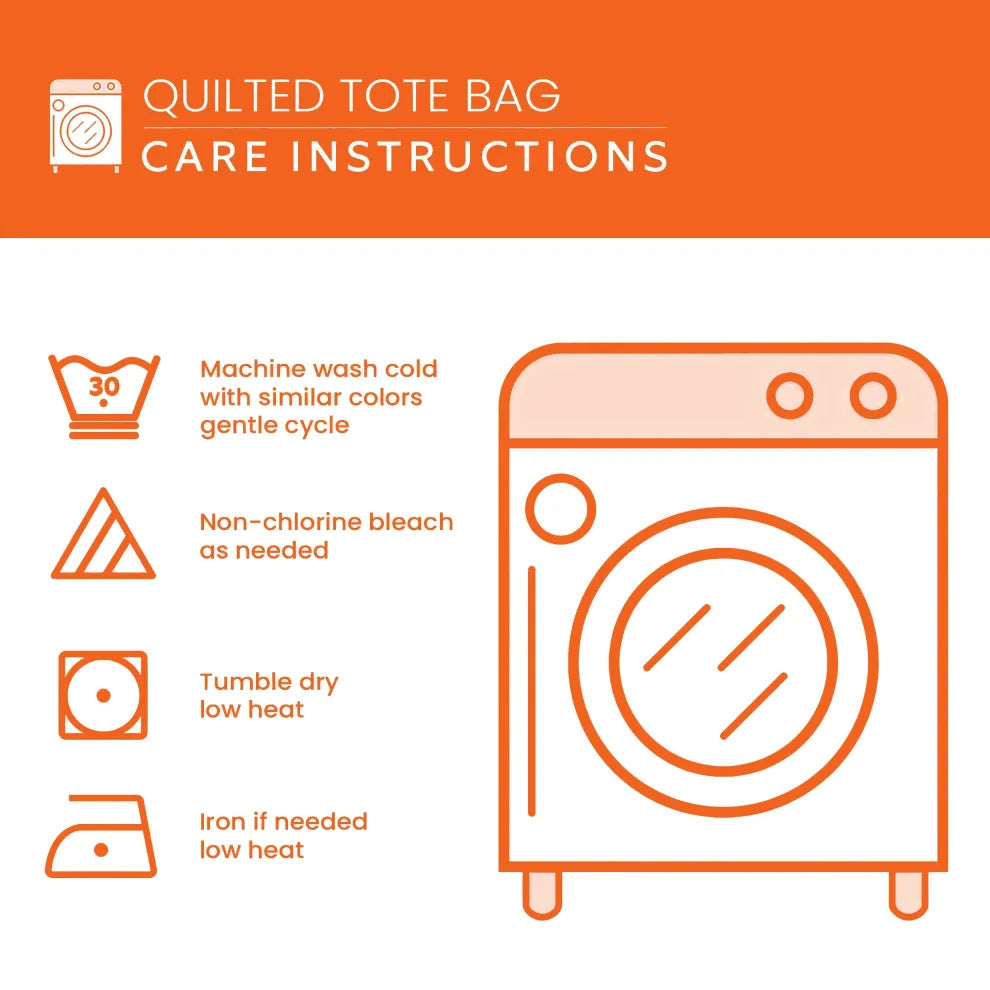 Snowy Pomeranian Glow Quilted Tote ❄️🧡